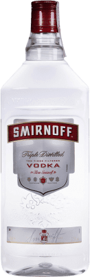 22,95 € Free Shipping | Vodka Smirnoff PET Russian Federation Hip Flask Bottle 1 L