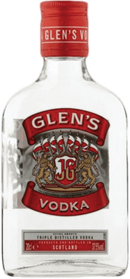 3,95 € Kostenloser Versand | Wodka Lock London Glens Schottland Großbritannien Flachmann Flasche 20 cl