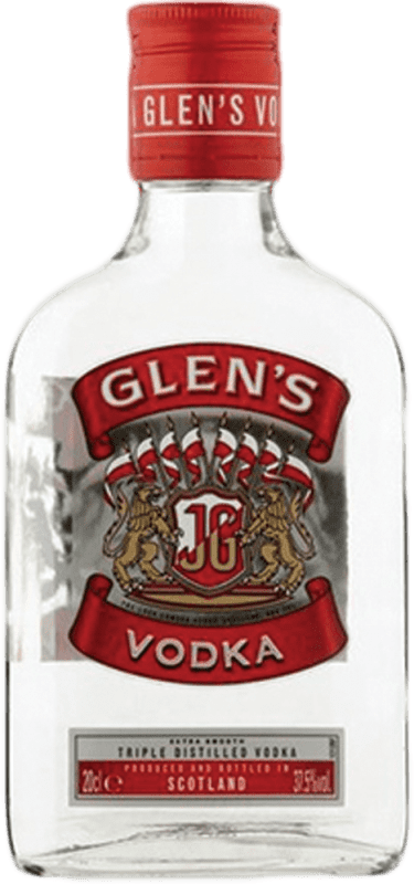 3,95 € 送料無料 | ウォッカ Lock London Glens スコットランド イギリス ヒップフラスコボトル 20 cl