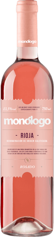 8,95 € Envoi gratuit | Vin Rosé Monólogo Laguardia D.O. Navarra Navarre Espagne Garnacha — Grenache Bouteille 75 cl