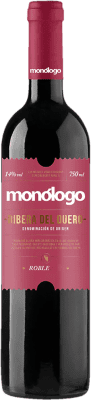 10,95 € Бесплатная доставка | Красное вино Monólogo Laguardia Tinto Дуб D.O. Ribera del Duero Испания Tempranillo бутылка 75 cl