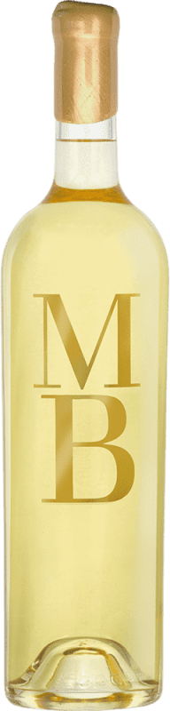 47,95 € Spedizione Gratuita | Vino bianco Macià Batle MB Blanc I.G.P. Vi de la Terra de Mallorca Maiorca Spagna Chardonnay, Premsal Bottiglia Magnum 1,5 L