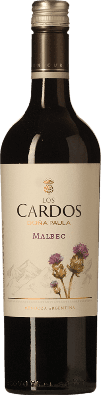 11,95 € 送料無料 | 赤ワイン Doña Paula. Los Cardos I.G. Mendoza メンドーサ アルゼンチン Malbec ボトル 75 cl