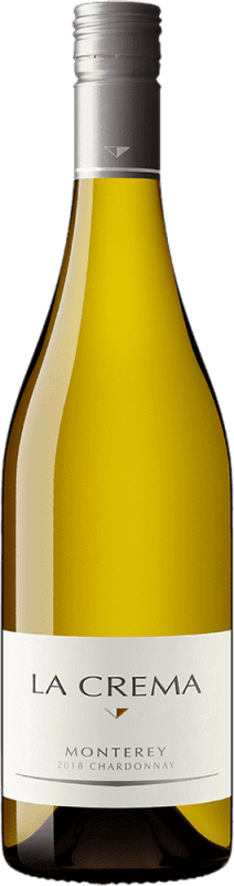 55,95 € Envío gratis | Vino Blanco La Crema I.G. California California Estados Unidos Chardonnay Botella 75 cl