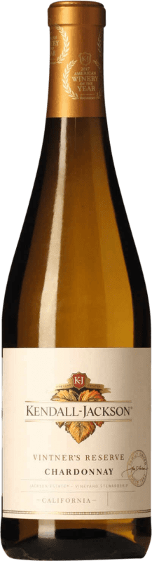 29,95 € 免费送货 | 白葡萄酒 Kendall-Jackson Vintner's 珍藏 I.G. California 加州 美国 Chardonnay — 莎当妮 75 cl