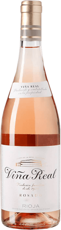 59,95 € Kostenloser Versand | Rosé-Wein Viña Real Rosado Pálido D.O.Ca. Rioja La Rioja Spanien Jeroboam-Doppelmagnum Flasche 3 L