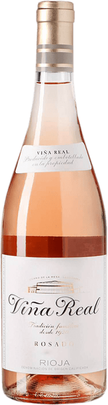 59,95 € Free Shipping | Rosé wine Viña Real Rosado Pálido D.O.Ca. Rioja The Rioja Spain Jéroboam Bottle-Double Magnum 3 L