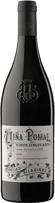 35,95 € 免费送货 | 红酒 Bodegas Bilbaínas Viña Pomal Vinos Singulares D.O.Ca. Rioja 拉里奥哈 西班牙 Grenache Tintorera 瓶子 75 cl