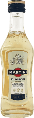 2,95 € 免费送货 | 苦艾酒 Martini Blanco 甜美 意大利 微型瓶 5 cl