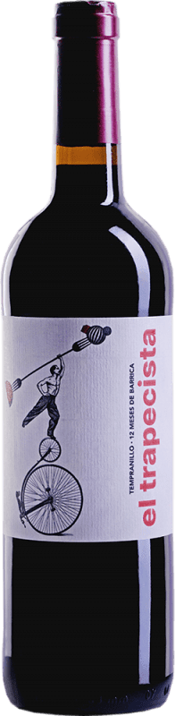 9,95 € Free Shipping | Red wine El Trapecista. Tinto D.O. Catalunya Catalonia Spain Tempranillo Bottle 75 cl