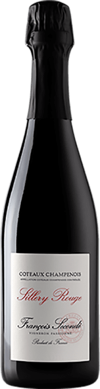 62,95 € Envio grátis | Espumante tinto Francois Secondé Coteaux Champenoise Sillery Tinto A.O.C. Champagne Champagne França Pinot Preto Garrafa 75 cl