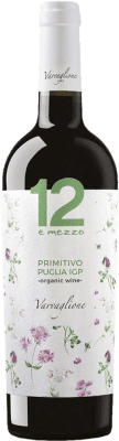 14,95 € Бесплатная доставка | Красное вино Varvaglione 12 e Mezzo Tinto Ecológico I.G.T. Puglia Апулия Италия Primitivo бутылка 75 cl