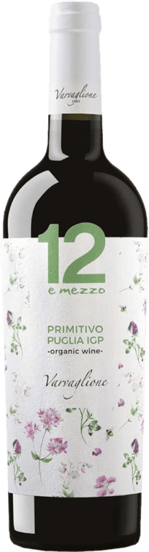 14,95 € Бесплатная доставка | Красное вино Varvaglione 12 e Mezzo Tinto Ecológico I.G.T. Puglia Апулия Италия Primitivo бутылка 75 cl