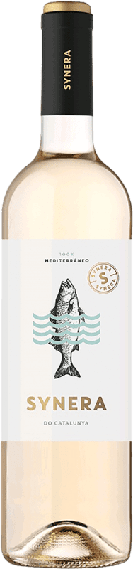 4,95 € Envio grátis | Vinho branco Abadal Synera Blanco D.O. Catalunya Catalunha Espanha Macabeo, Mascate Garrafa 75 cl