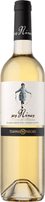 14,95 € 送料無料 | 白ワイン Tianna Negre Ses Nines Blanc de Blancs I.G.P. Vi de la Terra de Mallorca マヨルカ島 スペイン Chardonnay — シャルドネ, Moscatel — マスカット, Premsal — プレムサル 75 cl