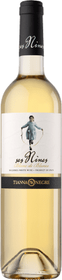 14,95 € Spedizione Gratuita | Vino bianco Tianna Negre Ses Nines Blanc de Blancs I.G.P. Vi de la Terra de Mallorca Maiorca Spagna Chardonnay, Moscato Giallo, Premsal Bottiglia 75 cl