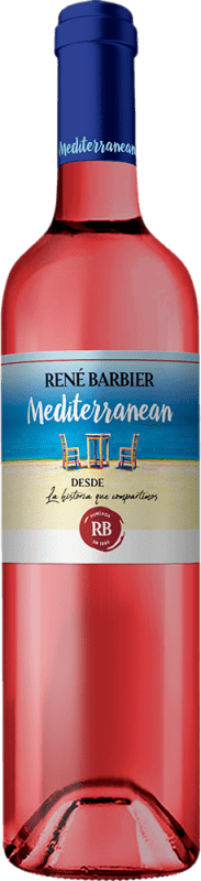 4,95 € Envoi gratuit | Vin rose René Barbier Mediterranean Rosado D.O. Catalunya Catalogne Espagne Tempranillo, Merlot, Monastrell Bouteille 75 cl