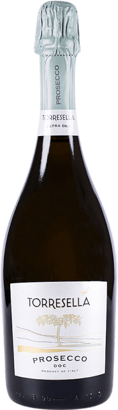 15,95 € 送料無料 | 白スパークリングワイン Santa Margherita Torresella Dry D.O.C. Prosecco イタリア Glera ボトル 75 cl