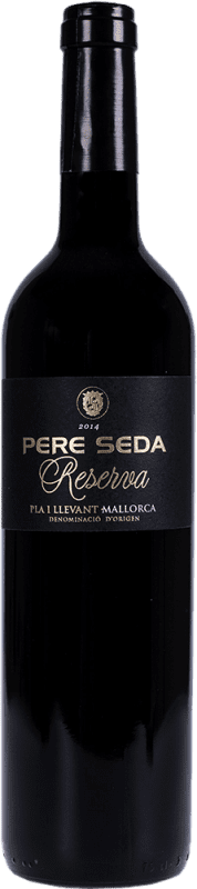 19,95 € Envio grátis | Vinho tinto Pere Seda Tinto Reserva D.O. Pla i Llevant Espanha Merlot, Syrah, Cabernet Sauvignon, Callet Garrafa 75 cl