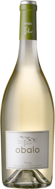 16,95 € Envio grátis | Vinho branco Obalo Blanco D.O.Ca. Rioja La Rioja Espanha Viura Garrafa 75 cl