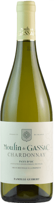 13,95 € Envio grátis | Vinho branco Moulin de Gassac Blanco I.G.P. Vin de Pays d'Oc França Chardonnay Garrafa 75 cl