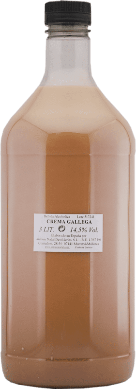 43,95 € Free Shipping | Cream Liqueur Antonio Nadal Orujo Spain Jerrycan 3 L