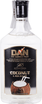 6,95 € Envío gratis | Schnapps Antonio Nadal BAN The Banned Fruit España Petaca Pequeña 35 cl PET Coconut — Coco