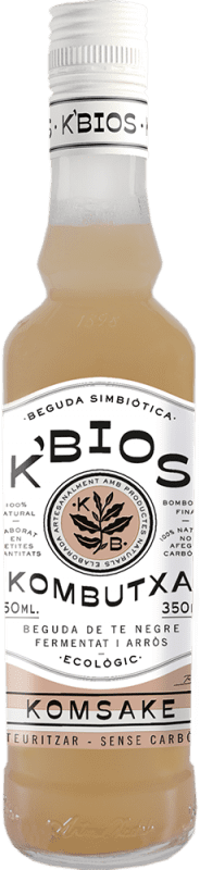 5,95 € Envío gratis | Refrescos K-Bios Komsake España Eco — Ecológico Botellín Tercio 35 cl Kombucha Sin Alcohol
