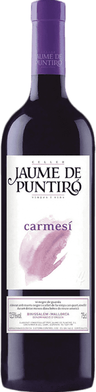 53,95 € 免费送货 | 红酒 Jaume de Puntiró JP Tinto D.O. Binissalem 西班牙 Cabernet Sauvignon, Mantonegro 瓶子 75 cl