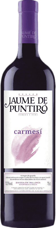 51,95 € Free Shipping | Red Wine Jaume de Puntiró JP D.O. Binissalem Spain Cabernet Sauvignon, Mantonegro 75 cl