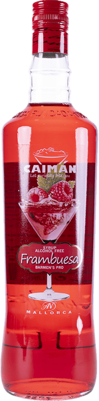 7,95 € Free Shipping | Cocktail Syrup Antonio Nadal Caiman Frambuesa Spain Bottle 1 L