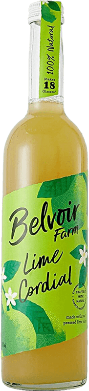 21,95 € 免费送货 | Schnapp Belvoir Jarabe Lima Cordial 英国 瓶子 Medium 50 cl