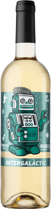 9,95 € Envio grátis | Vinho branco Family Owned Intergalactic D.O. Rueda Espanha Verdejo Garrafa 75 cl