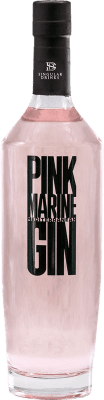 36,95 € Kostenloser Versand | Gin Singular Drinks Pink Marine Mediterranean Gin Spanien Flasche 70 cl