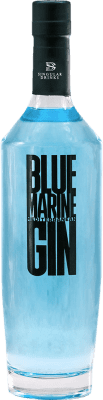 34,95 € Kostenloser Versand | Gin Singular Drinks Blue Marine Mediterranean Gin Spanien Flasche 70 cl