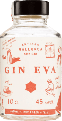 12,95 € Envio grátis | Gin Eva Clásico Espanha Garrafa Miniatura 10 cl