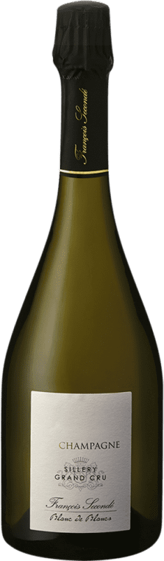 72,95 € Envio grátis | Espumante branco Francois Secondé Cuvée Blanc de Blancs A.O.C. Champagne Champagne França Chardonnay Garrafa 75 cl