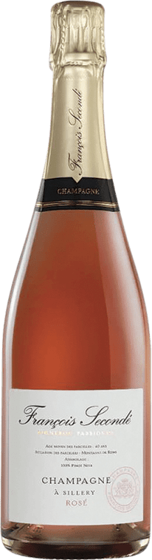 59,95 € Envío gratis | Espumoso Rosado Francois Secondé Brut Rosé — Rosado A.O.C. Champagne Champagne Francia Pinot Negro 75 cl