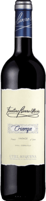 5,95 € 免费送货 | 红葡萄酒 Faustino Rivero Ulecia Crianza — 陈酿 D.O. Utiel-Requena 西班牙 Tempranillo — 丹魄, Bobal — 博巴尔 75 cl