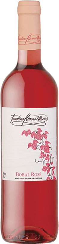 5,95 € 免费送货 | 桃红葡萄酒 Faustino Rivero I.G.P. Vino de la Tierra de Castilla 西班牙 Bobal — 博巴尔 75 cl