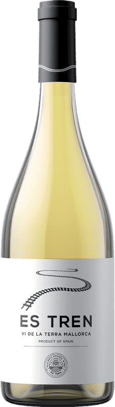 10,95 € 免费送货 | 白酒 Family Owned Es Tren Blanco I.G.P. Vi de la Terra de Mallorca 马略卡 西班牙 Malvasía, Sauvignon White, Premsal 瓶子 75 cl