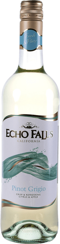 9,95 € 免费送货 | 白酒 Echo Falls Blanco I.G. California 加州 美国 Pinot Grey 瓶子 75 cl