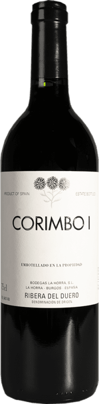 76,95 € 免费送货 | 红酒 Bodegas Roda Corimbo I 预订 D.O. Ribera del Duero 西班牙 Tempranillo 瓶子 75 cl