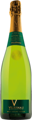 17,95 € 送料無料 | 白スパークリングワイン Vilarnau Vintage ブルットの自然 D.O. Cava スペイン Macabeo, Chardonnay, Parellada ボトル 75 cl