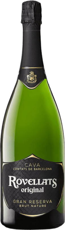 49,95 € Envio grátis | Espumante branco Rovellats Original Brut Nature D.O. Cava Espanha Macabeo, Xarel·lo, Parellada Garrafa Magnum 1,5 L