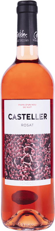 3,95 € Бесплатная доставка | Розовое вино Covides Casteller Rosat D.O. Penedès Испания Tempranillo бутылка 75 cl