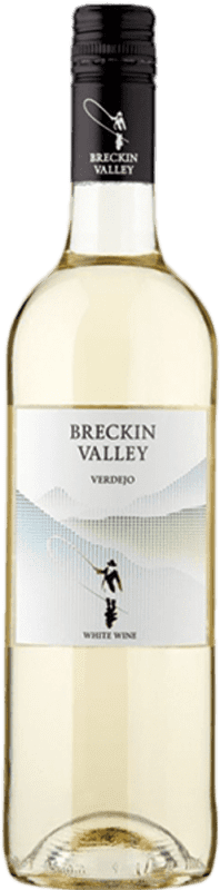 4,95 € Envio grátis | Vinho branco Faustino Rivero Breckin Valley Blanco I.G.P. Vino de la Tierra de Castilla Espanha Verdejo Garrafa 75 cl