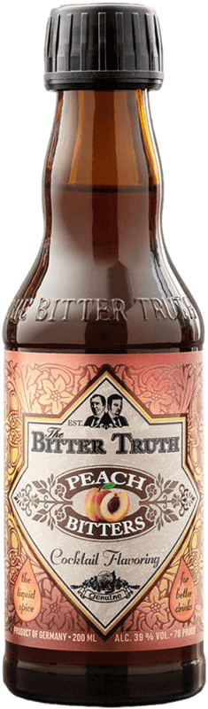 29,95 € Envío gratis | Schnapp Bitter Truth Peach Alemania Botellín 20 cl