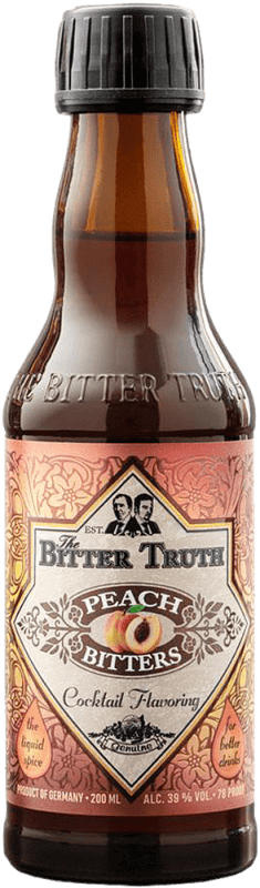 28,95 € Kostenloser Versand | Schnaps Bitter Truth Deutschland Kleine Flasche 20 cl Peach — Pfirsich