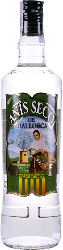 16,95 € Free Shipping | Aniseed Liqueur Mallorca Seco — Dry Spain 1 L